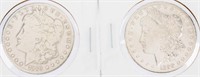 Coin 2 Morgan Silver Dollars 1889-O & 1890-P