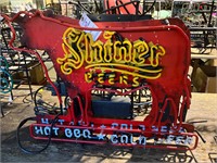 "Shiners Beers" "Bull" Neon Sign