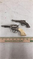 Pair of vintage Hubley cap guns
