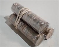 Three Rolls Of Unsearched 1 Cent Coins