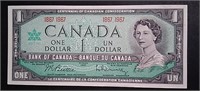 1867-1967 Canada Unc Centennial $1 Banknote