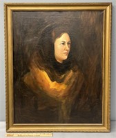 Woman Portrait Oil Painting on Canvas