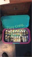 Assorted Crafts Paints With Plastic Case