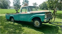 1963 Ford F100 Pickup, 4 Sp, V8