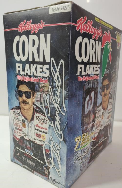 Vintage Kellogg's Corn Flakes Dale Earnhardt Box