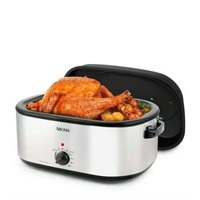 Aroma 22 Quart Electric Roaster Oven with High-Dom