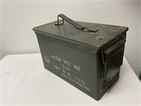 metal ammo can with 9mm ammo. 301 rds
