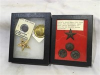 (2) Small Displays of Civil War Memorabilia –