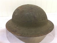 WWI Doughboy Helmet – 12 ¼” x 11 ¼”, liner is