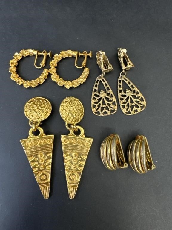 Gold Tone Earrings