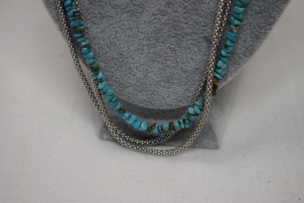 Sterling & Turquoise Necklace