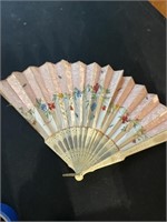 Unusual Hand Fan - with roaches on it