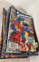 (20) SUPERMAN COMIC BOOKS 1990s