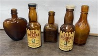 5 Little Brown Bottles / Whiskey/ Old Hickory