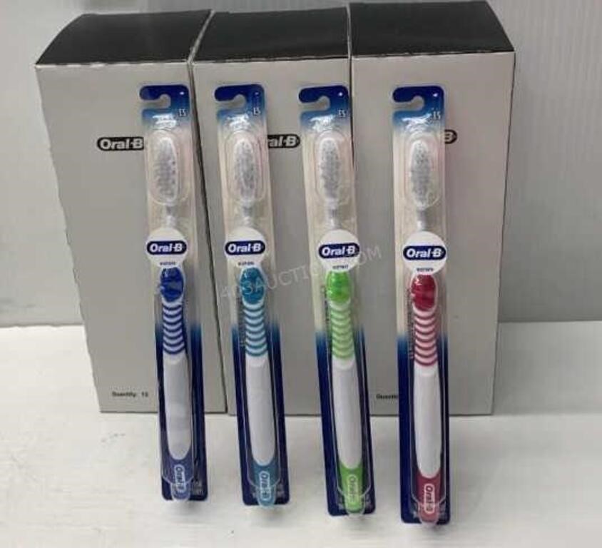 Lot of 36 Oral-B Toothbrushes - NEW