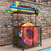 Pool Storage Equipment Organizer