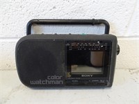 Sony Color Watchman Travel Radio - Untested