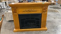 Electric fireplace with remote 53 x 16 x 43