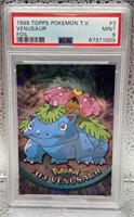 1999 Topps Pokémon T.V. Venusaur Foil PSA 9