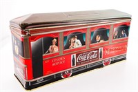 Coca Cola Tin Train Style Box