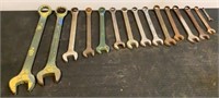 (15) Assorted Combo Wrenches