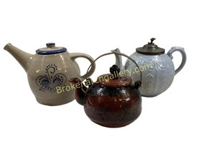 Three Tea Pots