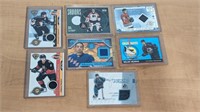 7 Various NHL Jersey Cards