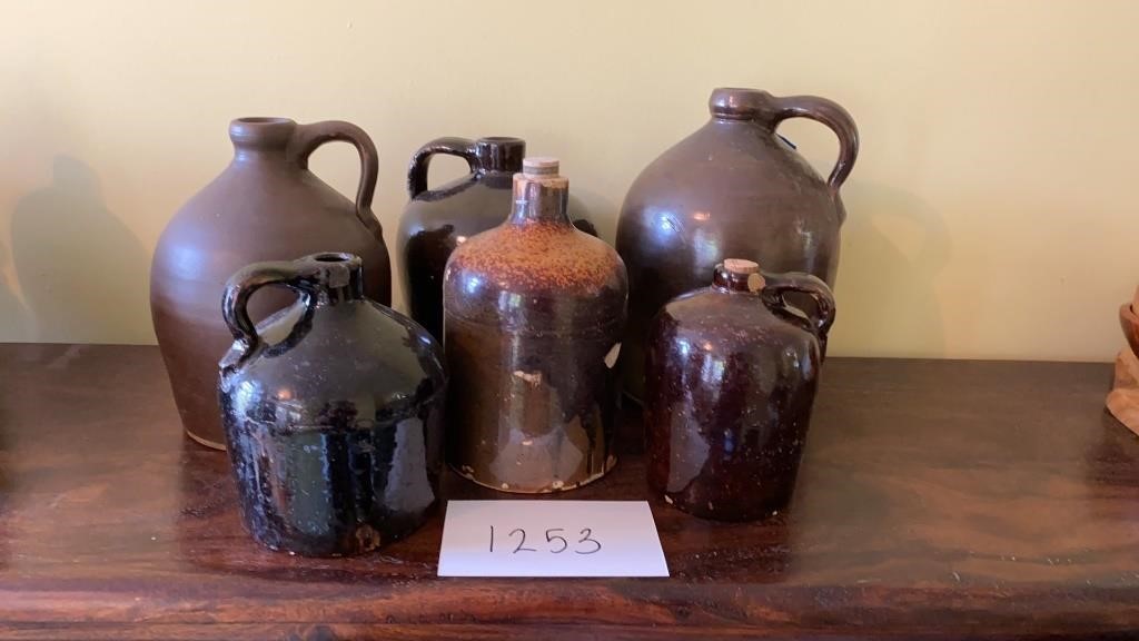 Collection of Pottery Jugs