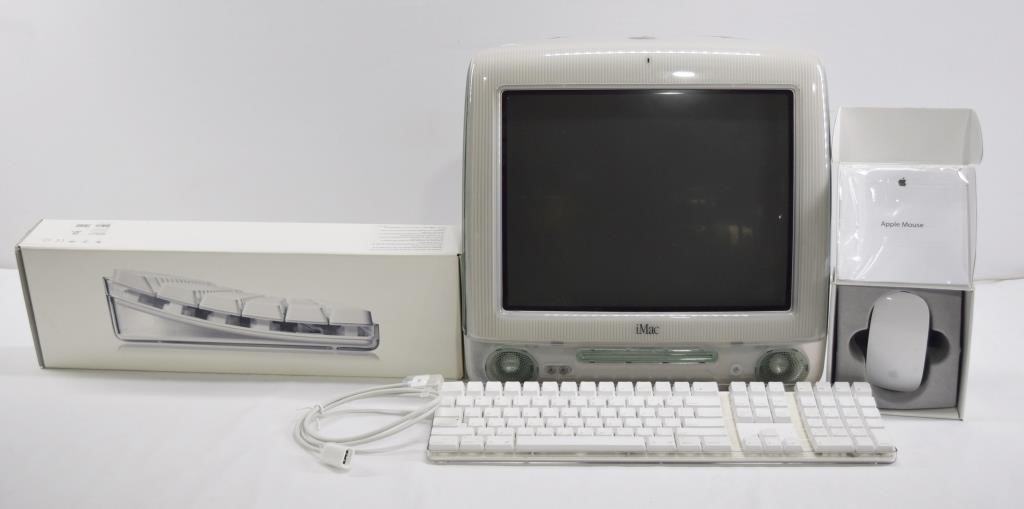 Vintage 2000 Apple IMac Computer Keyboard & Mouse