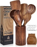 WOODEN COOKING SET HANDMADE KITCHEN UTENSILS SET