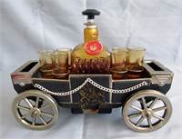 Vintage Liquor Decanter Wagon