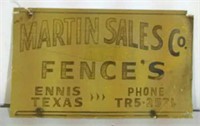 SST Martin sales company sign