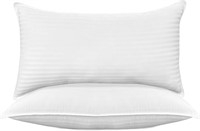 C8460  Elegant Comfort Hotel Pillows 2-PACK Stand