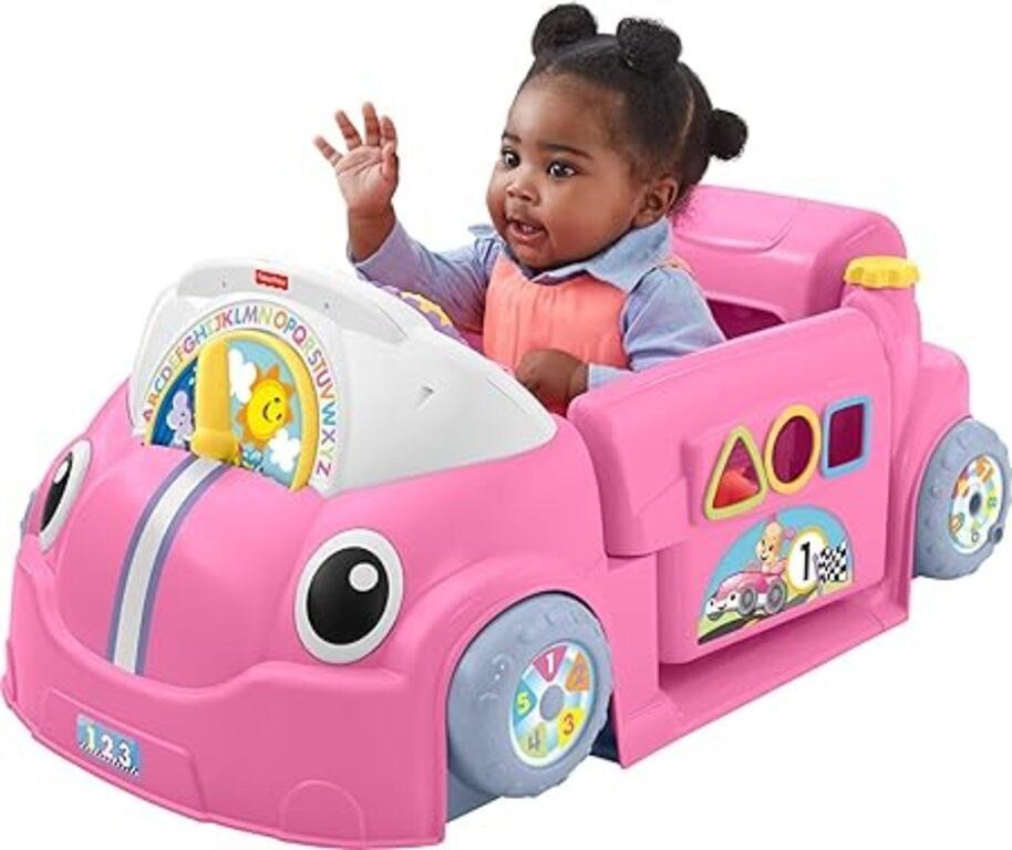 Fisher-Price Laugh & Learn Crawl Around Car, Pink