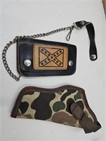 Revel Wallet W Chain & Camo Sidekick Gun Holster