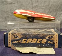Early Boxed Automatic Toys Rocket Ship