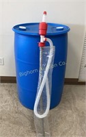 55 Gallon Water Storage Barrel W/ Pump