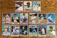 (15) 1979 Topps Star Baseball Cards