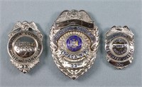 (3) Ithaca, NY Security Officer Badges