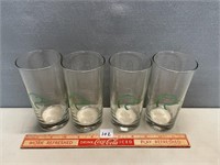 FOUR DUCKS UNLIMITED DRINKING GLASSES