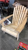 Barewood Adirondack Chair