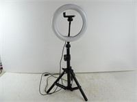 Tripod USB Ring Light With Phone Mount (Mount is