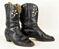 VINTAGE LEATHER WESTERN BOOTS