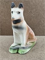 1930s Carnival Prize Chalkware Dog