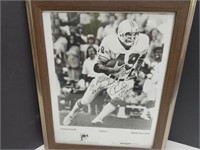 Charlie Babb Autographed Picture  Miami Dolphins