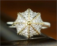 Natural Diamond Ring 18K Gold