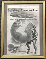 Hamburg American Line Newspaper, 1912