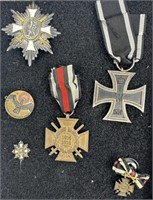 Lot Of 6 Imperial German Medals & Badges