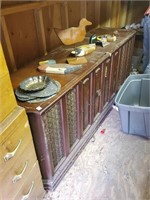 Wooden Record Cabinet- Empty- Contents Not