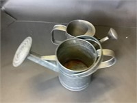 Metal watering cans (2)